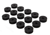 Thumbnail for Energy Suspension 55-73 Jeep CJ5/CJ7/CJ8 Scrambler Black Body (Cab) Mount Set