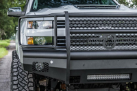 Thumbnail for Road Armor 15-19 Chevy 2500 Vaquero Front Bumper Full Guard - Tex Blk