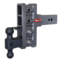 Thumbnail for Gen-Y Mega Duty 3in Shank 6in Offset Drop 32K Hitch w/GH-0161 Dual-Ball/GH-0162 Pintle Lock