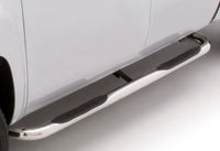 Thumbnail for Lund 99-17 Chevy Silverado 1500 Std. Cab (Body Mount) 3in. Round Bent SS Nerf Bars - Polished