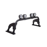 Thumbnail for Go Rhino 16-23 Toyota Tacoma 4dr Sport Bar 4.0 - Polished (561000BRK-ND Req. To Attach to Deck Rail)