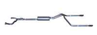 Thumbnail for Gibson 04-10 Nissan Titan LE 5.6L 2.5in Cat-Back Dual Split Exhaust - Aluminized