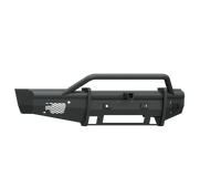 Thumbnail for Road Armor 15-19 Chevy 2500 Vaquero Front Bumper w/Pre-Runner Guard 2in Receiver - Tex Blk