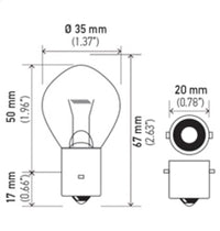 Thumbnail for Hella Bulb 660 12V 60W Ba20S B11