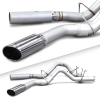 Thumbnail for Banks Power 17+ GM Duramax L5P 2500/3500 Monster Exhaust System - SS Single Exhaust w/ Chrome Tip