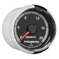 Thumbnail for Autometer Gen4 Dodge Factory Match 52.4mm Full Sweep Electronic 0-2000 Deg F EGT/Pyrometer Gauge