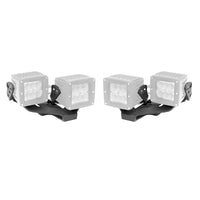 Thumbnail for Go Rhino 18-20 Jeep Wrangler JL/JLU/Gladiator JT Light Mount - Two 3in Cubes