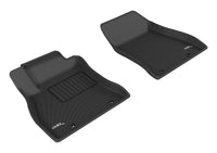 Thumbnail for 3D MAXpider 2013-2019 Nissan Sentra Kagu 1st Row Floormat - Black