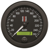 Thumbnail for Autometer Stack 88mm 0-260 KM/H Electronic Speedometer - Black