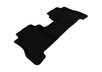 Thumbnail for 3D MAXpider 2007-2012 Hyundai Santa Fe Kagu 2nd Row Floormats - Black