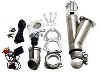 Thumbnail for Granatelli 2.25in Aluminized Mild Steel Electronic Exhaust Cutout w/Slip Fit & Band Clamps