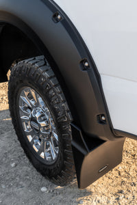 Thumbnail for Bushwacker 17-20 Ford F-250/F-350 Trail Armor Rear Mud Flaps (Fits Pocket Style Flares)