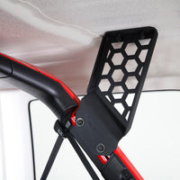 Thumbnail for Go Rhino 19-22 Jeep Wrangler JLU SRM Roll Bar Mount Kit - Tex. Blk