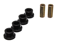 Thumbnail for Energy Suspension .875 ID x 1.782 OD (Bushing Dims) Black Universal Link - Flange Type Bushiings