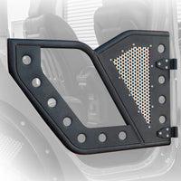 Thumbnail for DV8 Offroad Jeep 18+ Wrangler JL / 20+ Gladiator JT Front Rock Doors w/ Perforated Aluminum Mesh