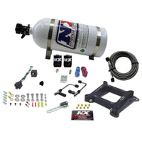 Thumbnail for Nitrous Express 4150 Gemini Pro-Power Alcohol Nitrous Kit (100-500HP) w/10lb Bottle