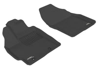 Thumbnail for 3D MAXpider 2010-2011 Toyota Prius Kagu 1st Row Floormat - Black