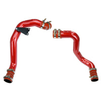 Thumbnail for HPS Red Hot & Cold Side Charge Pipe with Intercooler Boots Kit 03-07 Ford F250 Superduty Powerstroke 6.0L Diesel Turbo