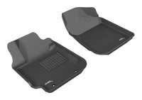 Thumbnail for 3D MAXpider 2003-2008 Toyota Matrix Kagu 1st Row Floormat - Black