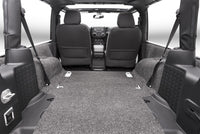 Thumbnail for BedRug 07-10 Jeep JK 2Dr Rear 5pc Cargo Kit (Incl Tailgate & Tub Liner)