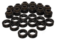 Thumbnail for Energy Suspension 92-99 GM Denal XL/Suburban 2WD/Yukon XL 2WD Black Body (Cab) Mount Set