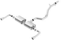 Thumbnail for Borla 14-16 Audi A3 Quattro 2.0L Turbo AT/MT RWD 4DR S-Type Cat-Back Exhaust Single Split Rear Exit