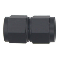 Thumbnail for DeatschWerks 8AN Flare Female Swivel to 8AN Flare Female Swivel - Anodized Matte Black