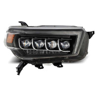 Thumbnail for AlphaRex 10-13 Toyota 4Runner NOVA LED Projector Headlights Plank Style Black w/Seq Signal/DRL