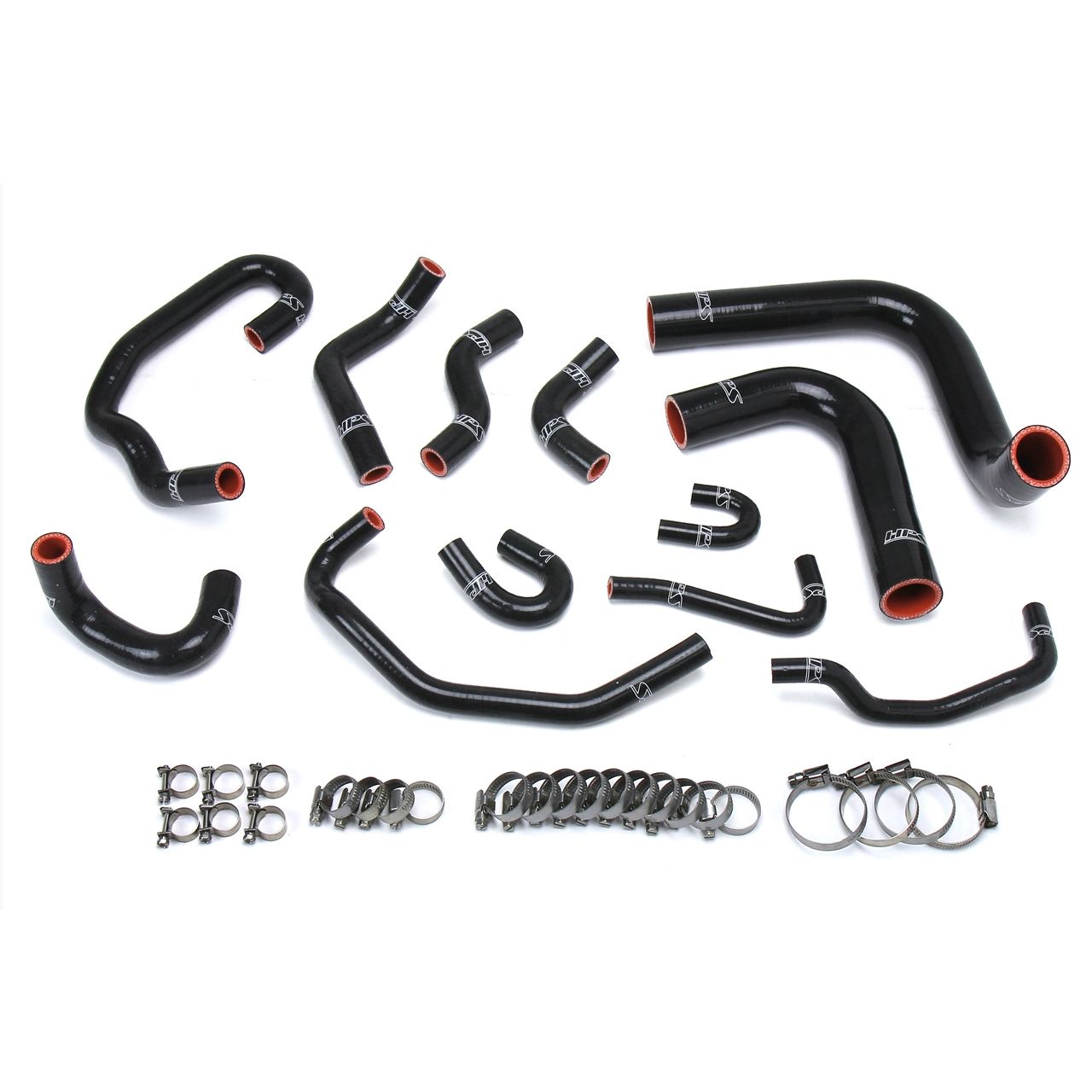 HPS Reinforced Black Silicone Radiator + Heater Hose Kit Coolant for Toyota 93-95 4Runner 3.0L V6 Left Hand Drive