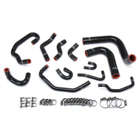 Thumbnail for HPS Reinforced Black Silicone Radiator + Heater Hose Kit Coolant for Toyota 93-95 4Runner 3.0L V6 Left Hand Drive