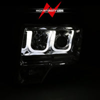 Thumbnail for ANZO 2009-2014 Ford F-150 Projector Headlights w/ U-Bar Chrome