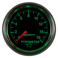 Thumbnail for Autometer GS 0-1600 degree F Full Sweep Electronic Pyrometer Gauge