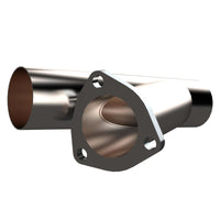 Thumbnail for QTP 2.5in Weld-On QTEC Exhaust Cutout Y-Pipe
