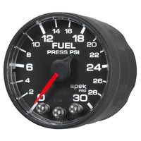 Thumbnail for Autometer Spek-Pro Gauge Fuel Press 2 1/16in 30psi Stepper Motor W/Peak & Warn Blk/Blk