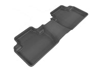 Thumbnail for 3D MAXpider 2007-2019 Mitsubishi Outlander Kagu 2nd Row Floormats - Black