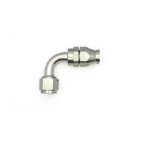 Thumbnail for DeatschWerks 10AN Female Swivel 90-Degree Hose End PTFE (Incl. 1 Olive Insert)