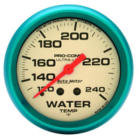 Thumbnail for AutoMeter Gauge Water Temp 2-5/8in. 120-240 Deg. F Mech. Glow In The Dark Ultra-Nite
