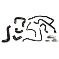 Thumbnail for HPS Reinforced Black Silicone Radiator Hose + Heater Hose Kit Coolant for BMW 88-92 E30 325i 325is 325ix 2.5L US Spec
