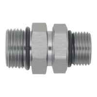 Thumbnail for DeatschWerks 8AN ORB Male to 10AN ORB Male Swivel Adapter - Anodized DW Titanium