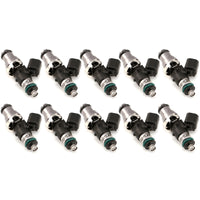 Thumbnail for Injector Dynamics 1340cc Injectors - 48mm Length - 14mm Grey Top - 14mm Lower O-Ring (Set of 10)