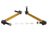 Thumbnail for Whiteline 05+ Mustang Coupe 8cyl (Inc Shelby GT/ GT500) Front Swaybar Link Kit H/Duty Adj Steel Ball