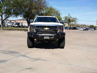 Thumbnail for Road Armor 14-15 Chevy 1500 Stealth Front Winch Bumper w/Pre-Runner Guard - Tex Blk