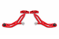 Thumbnail for BMR 10-14 Ford Mustang Adj. Lower A-Arms w/ Delrin/Rod End / 19mm Tall Ball Joint - Red