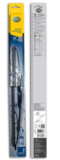 Thumbnail for Hella Standard Wiper Blade 16in - Pair
