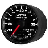 Thumbnail for Autometer Spek-Pro - Nascar 2-1/16in Water Press 0- 40 psi Bfb