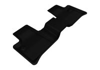 Thumbnail for 3D MAXpider 2006-2011 Mercedes-Benz ML-Class/GL-Class W164/X164 Kagu 2nd Row Floormats - Black