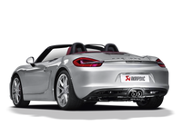 Thumbnail for Akrapovic 12-15 Porsche Boxster (981) Slip-On Line (Titanium) w/ Titanium Tips