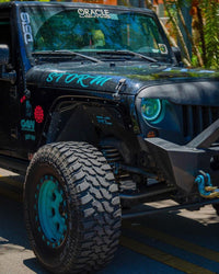 Thumbnail for Oracle 7in High Powered LED Headlights - Black Bezel - ColorSHIFT - BC1 SEE WARRANTY