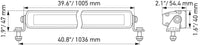 Thumbnail for Hella Universal Black Magic 40in Thin Light Bar - Driving Beam