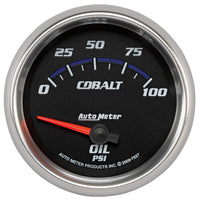 Thumbnail for Autometer Cobalt 66.7mm 0-100 PSI Oil Pressure Gauge